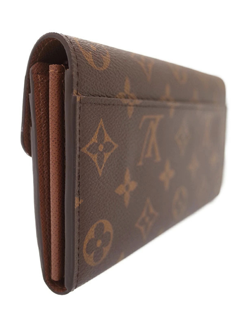 Louis Vuitton Portefeuille Bi Wallet Monogram Sarah Long fold Brown
